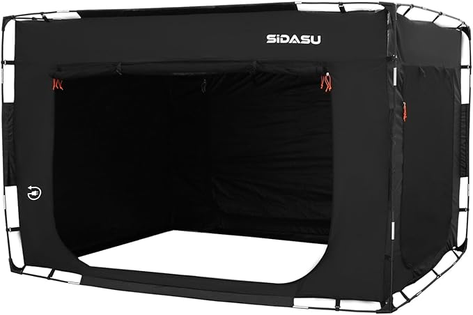 Bed Tent Bed Canopy Twin Size-Portable Sleeping Tent with 3 Doors - 70% Blackout, Breathable - Private Space Tent for Bed-75in x 40in x 47in (Mattress Not Included)