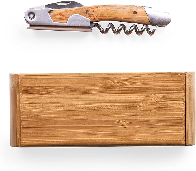 NFL Kansas City Chiefs Elan Engraved Tool Set, One Size, Bamboo
