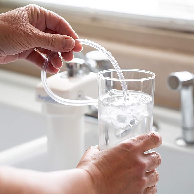 High Flow RO System Home Water Treatment System | Compact RO System Mounts Directly onto Faucet | Great for Apartments & Rentals | Applied Membranes PSFM50 (Faucet Mount RO System)…