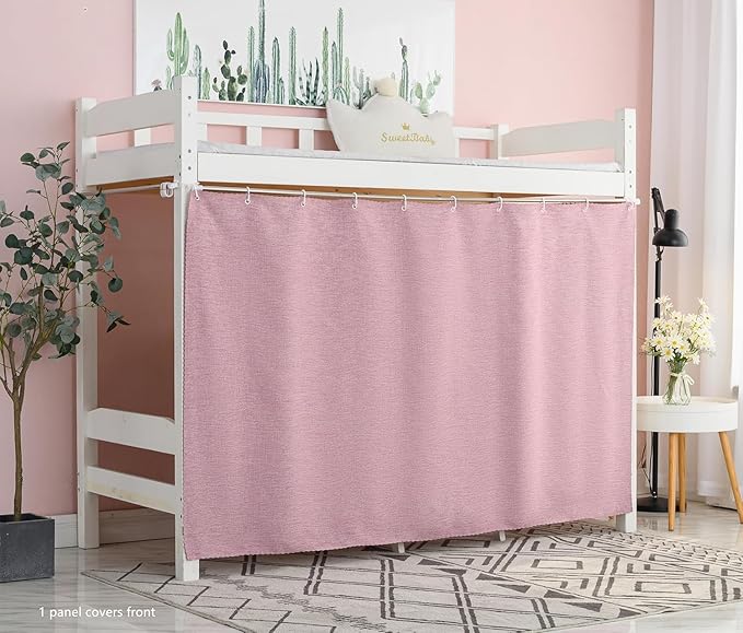 Dorm Home Solid Thicken Bunk Blackout Bed Curtains Cloth Bed Canopy Students Single Sleeper,2panel