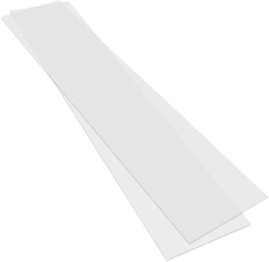 Heavy Duty Vinyl Closet Shelf Liner for Wire Racks or Shelving - for Kitchen Pantry or Cabinet Storage, Clear, 16 Inches x 6 Feet - 2 Pack, Non-Adhesive, Waterproof, Stain-Resistant, Cut-to-Size
