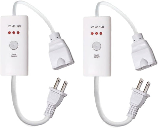 HUNANBAGN Auto Off Timer Lenth 30CM, Remote Controller for Indoor Small Appliances, Electric Oil Melt Warmer Wax Melt Warmer Wax Melter Fragrance Lamp Oil Warmer Burner (Timer30CM 2PACK)