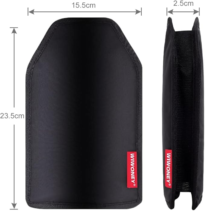 Wine Cooler Sleeve, Wine Bottle Chiller, Reusable Cooling Sleeve for Red Wine, Sparkling Wine and Champagne, Water-repellent Nylon Fabric, Black