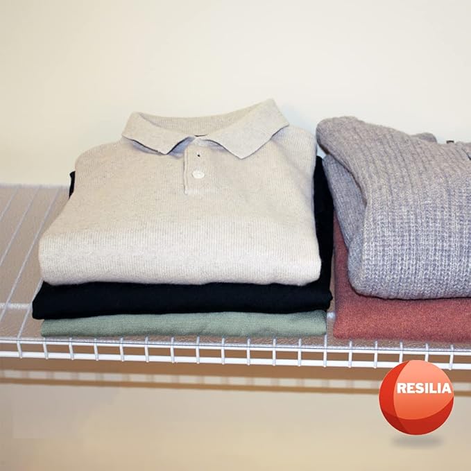 Heavy Duty Vinyl Closet Shelf Liner for Wire Racks or Shelving - for Kitchen Pantry or Cabinet Storage, Clear, 12 Inches x 4 Feet - 4 Pack, Non-Adhesive, Waterproof, Stain-Resistant, Cut-to-Size