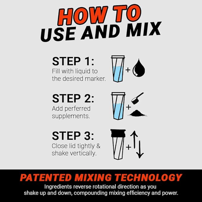 HELIMIX 2.0 Vortex Blender Shaker Bottle, 29 Fluid Ounces, Plastic, No Shaking Accessories Needed, Odor Resistant, Leak Proof, Durable, Easy to Clean, Sturdy Loop for Transport