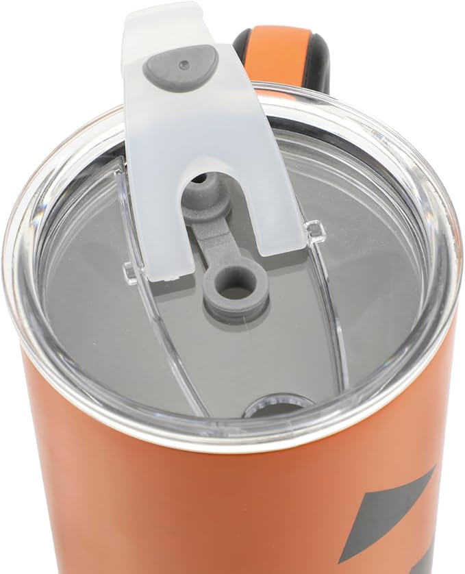 Bioworld Halloween Jack-O’-Lantern 40 Oz Orange Stainless Steel Tumbler With Handle