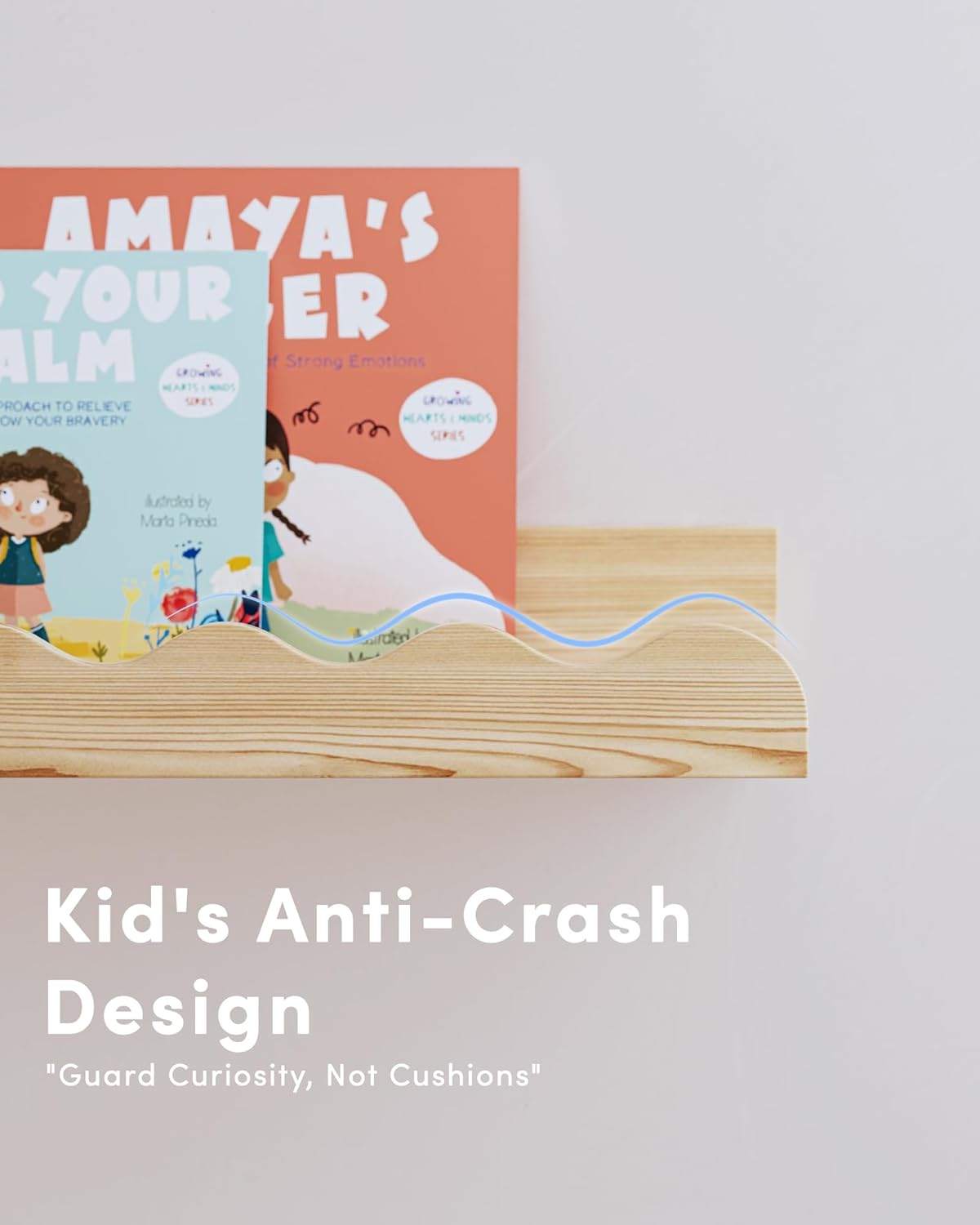 Nusery Shelves (23 Inches, Wood)