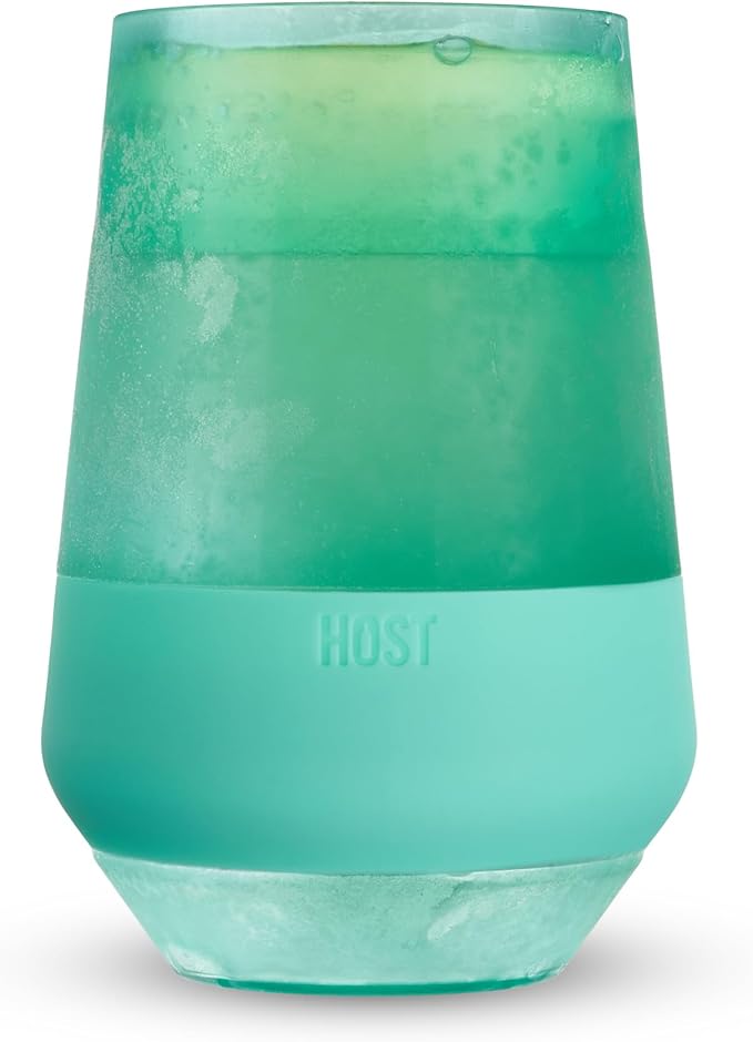 Host Freeze XL Cooling Cup in Double Walled Insulated Freezable Drink Chilling Tumbler with Freezing Gel, 12 Ounces - Set of 4 Vivid Tinted