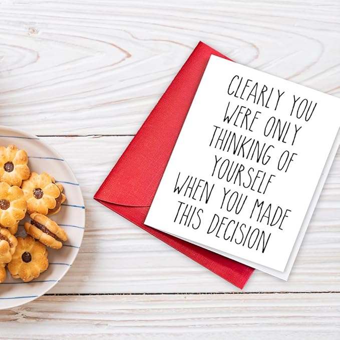 YAANUNULU New Job Gifts for Coworkers, Colleague Going Away Gifts for Women Men, Congrats on New Job, Promotion Gift, Pairs Well With a New Job Wine Bag, 1 Wine Bag With 1 Funny New Job Card