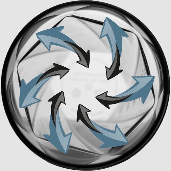 HELIMIX 1.5 Vortex Blender Shaker Bottle Holds Upto 20oz | No Blending Ball or Whisk | USA Made | Portable Pre Workout Whey Protein Drink Shaker Cup | Mixes Cocktails Smoothies Shakes | Top Rack Safe