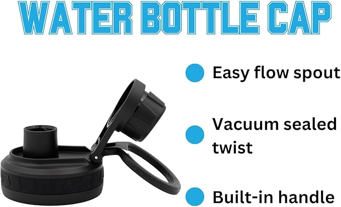 Ohio State Water Bottle - Black Double Walled Stainless Steel 24 oz Keeps Drinks Cold or Hot