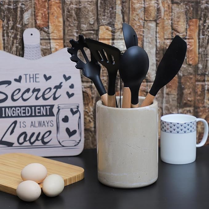 Marble Wine Chiller- Premium Wine Chiller Bucket- Perfect Wine Bottle Chiller- Keep Your Champagne Chiller and Safe- Easily Holds 750ml Bottle - Wine Cooler (Virona)