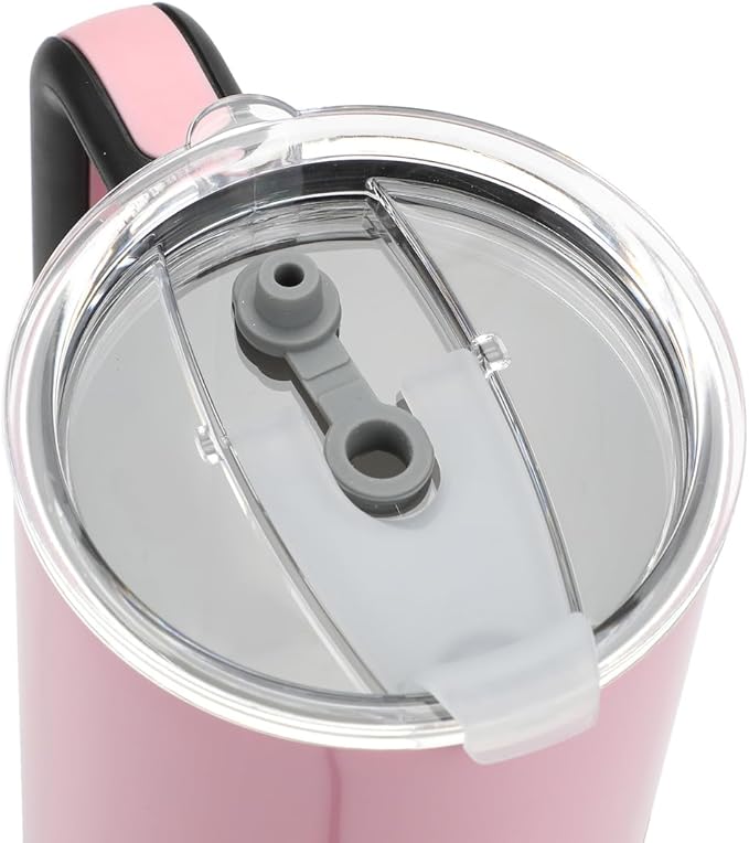 Bioworld The Grinch Cindy Lou Who 40 Oz Pink Stainless Steel Tumbler With Handle