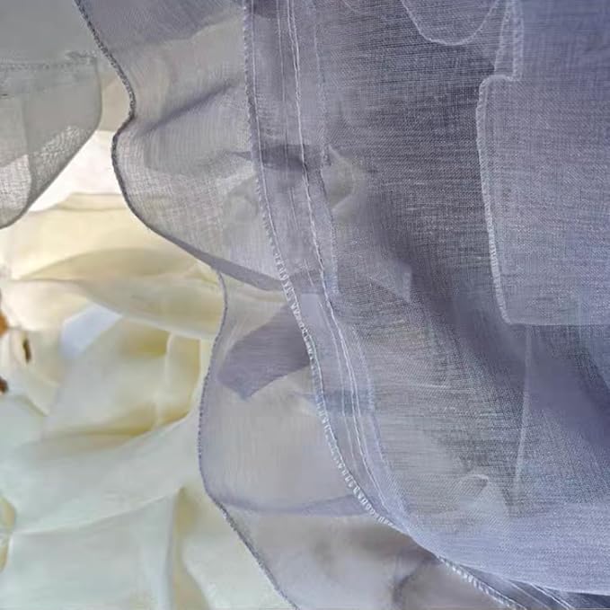 Elegant Princess 4 Corner Post Mosquito Net Romantic for Girls Women Bed Curtain Canopy for Adult Wedding Bedroom Kids Rooms Decoration (Type4-Grey, Queen)