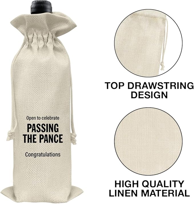 Graduation Wine Bag Med School Farewell Graduation Gifts Wine Bag Gift for Doctor Nurse Practitioner Future Physician Assistant