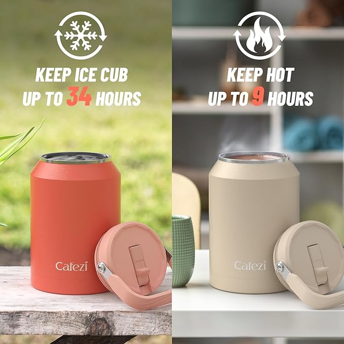 Insulated Water Bottle 64 oz, Stainless Steel Water Bottles with Flip Straw and Top Handle, Leak Proof, Iced for 34 Hours, Vacuum Insulated Water Bottle for Home, Office, Hiking, Car