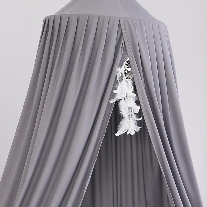 Upgrade Version of Canopy for Kids Bed, Extra Large Canopy for Girls Room Decoration Princess Castle Play Tent Hanging House, Dreamy Canopy for Children Room Reading Nook Canopies