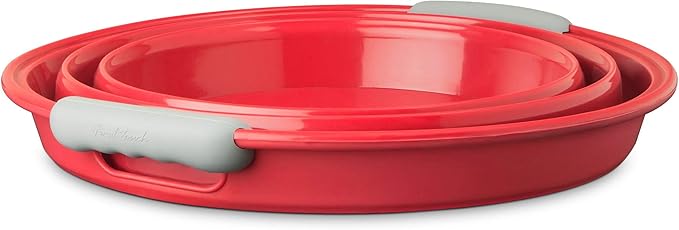 Final Touch Collapsible Silicone Beverage Bin (Red) (IB15-9)