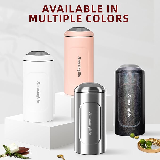 Wine Chiller Bucket, Portable 750ml Champagne & Wine Bottle Cooler, Stainless Steel Vacuum Insulated, Keeps Wine & Beverages Cold, Perfect Gift for Wine Lovers