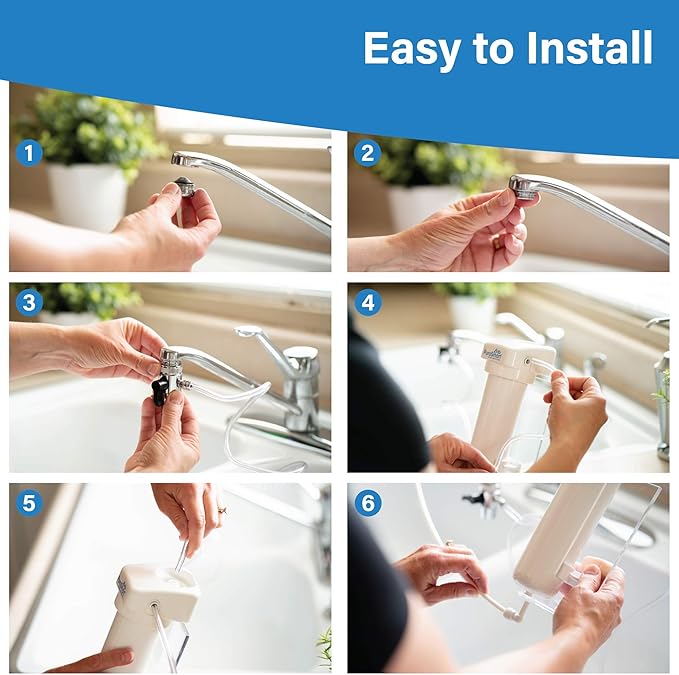 High Flow RO System, Counter Top Home Water Treatment System | Compact Countertop RO System | Great for Apartments & Rentals | Applied Membranes PSCT50