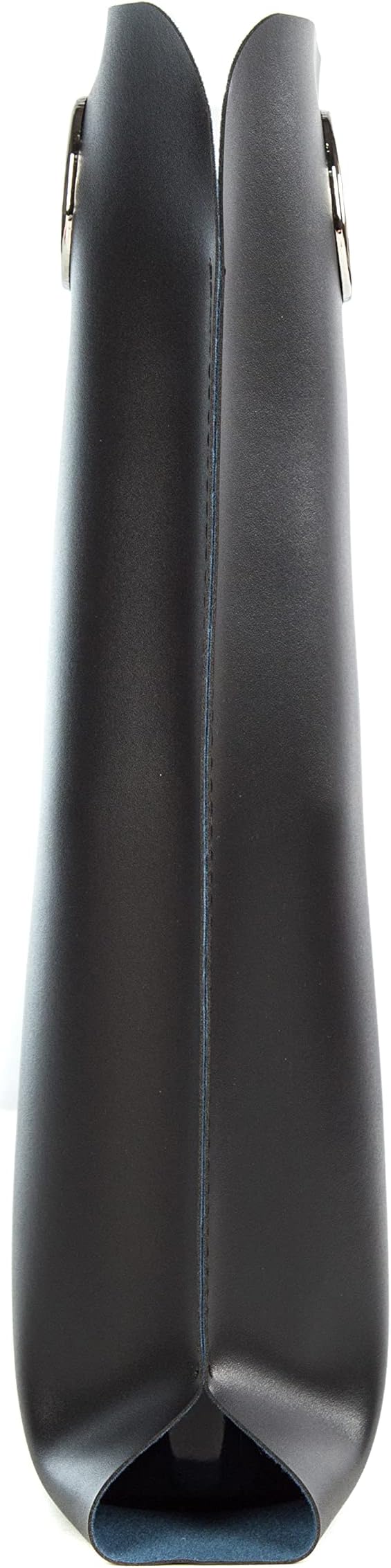 Leather Wine Bag with Handles Reusable Wine Carrier Bag Carrier Tote PU Leather Wine Gift Bag for Party Picnic Travel for Wine Lover Color Black 2 Bottle