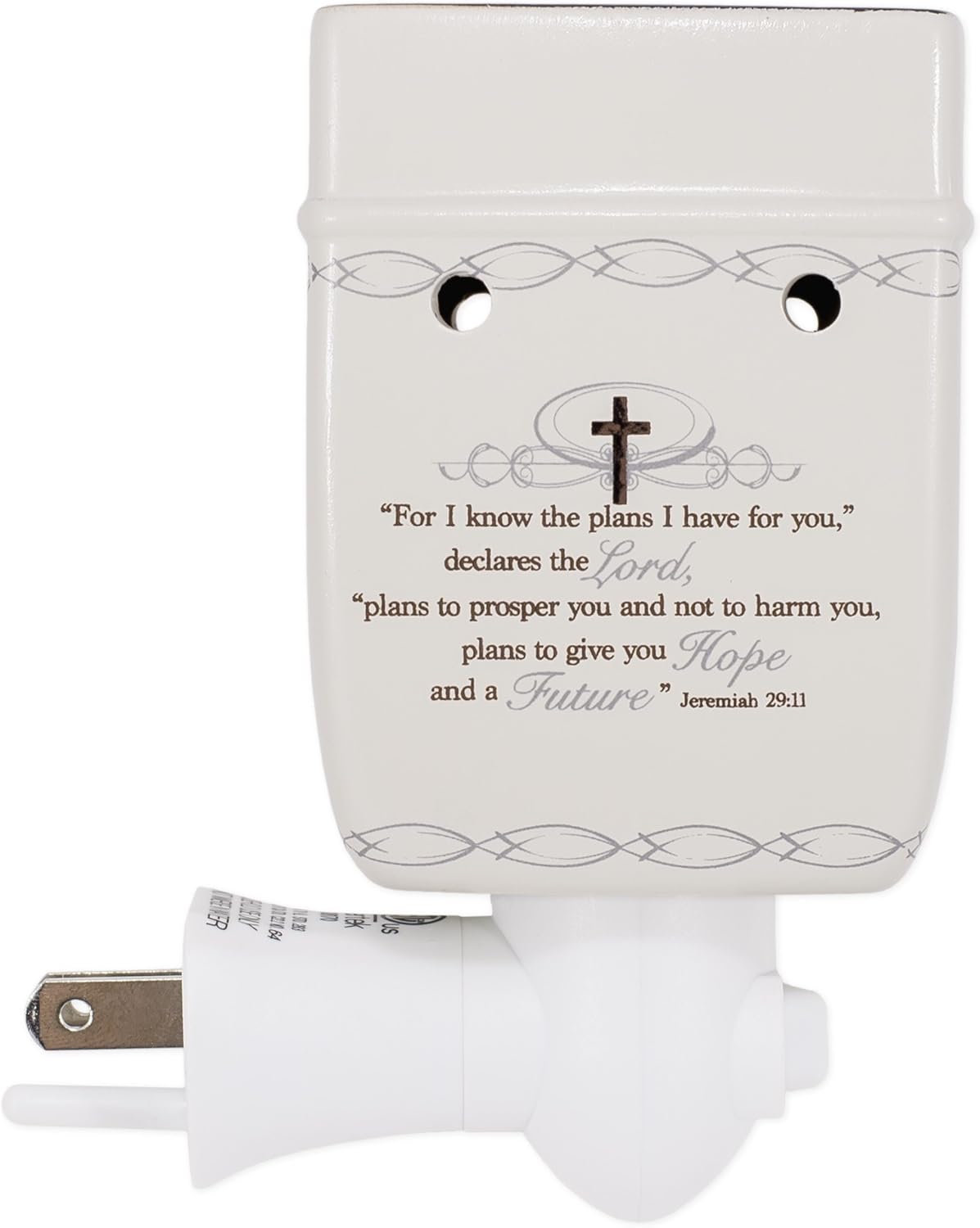 Elanze Designs for I Know The Plans I Have for You Electric Plug-in Outlet Wax and Oil Warmer