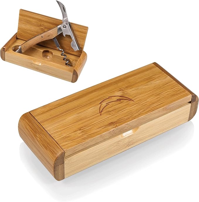 NFL Cleveland Browns Elan Engraved Tool Set, One Size, Bamboo
