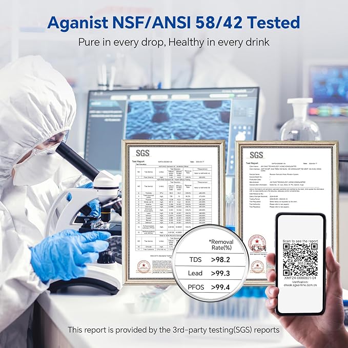 Stokk RS1-RO600 Filter, Replacement for S1 Pro Reverse Osmosis System, 12-24 month Lifetime, Reduce TDS PFAS