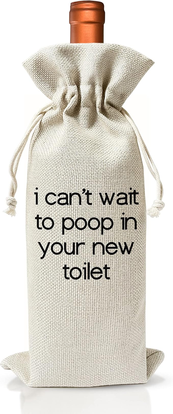 Housewarming Wine Bag - Housewarming Party Decorations - New Home Owner Gift - New House Congratulations decorations - Housewarming Party Supplies - Gift for Women Men - Realtor Gift - HiMo209