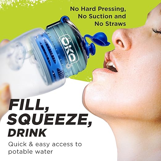 OKO. NASA Electro-adsorption Filtration Technology for Travel, Outdoors or Everyday use (500ML, Arctic)