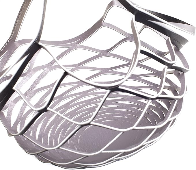 Wine Tote Gift Bag Carrier - 2 Pack - Single Bottle, Reversible, PU Leather - Collapsible Woven Mat Lies Flat as Coaster Expands to Become Netted Gift Basket Bag – by DeVine