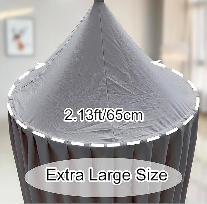 Upgrade Version of Canopy for Kids Bed, Extra Large Canopy for Girls Room Decoration Princess Castle Play Tent Hanging House, Dreamy Canopy for Children Room Reading Nook Canopies