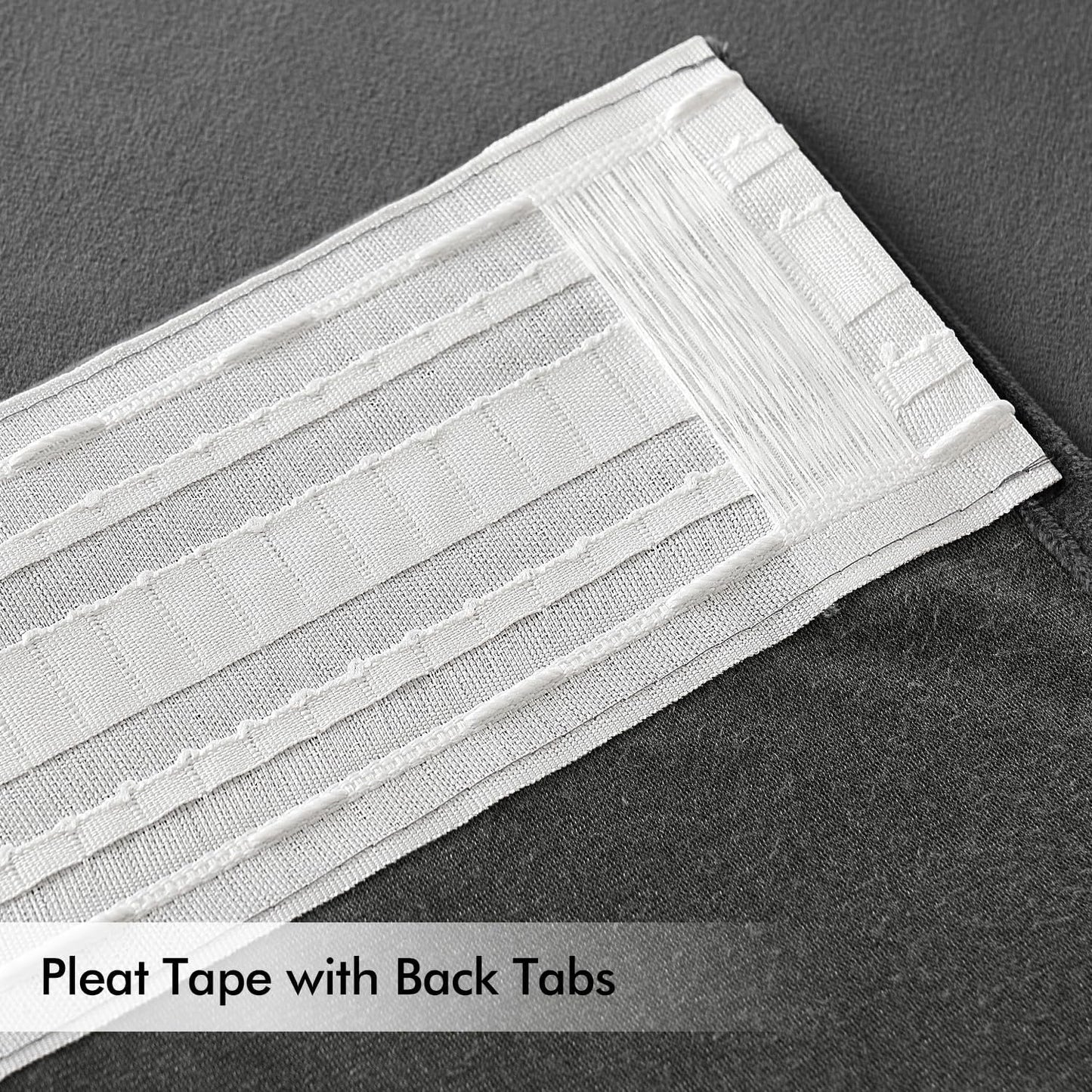 MIULEE Grey Velvet Curtains 84 inches Long 2 Panels - Luxury Pinch Pleated Room Darkening Window Drapes for Bedroom Living Room Thermal Insulated Super Soft Blackout, Back Tab Rod Pocket Gray