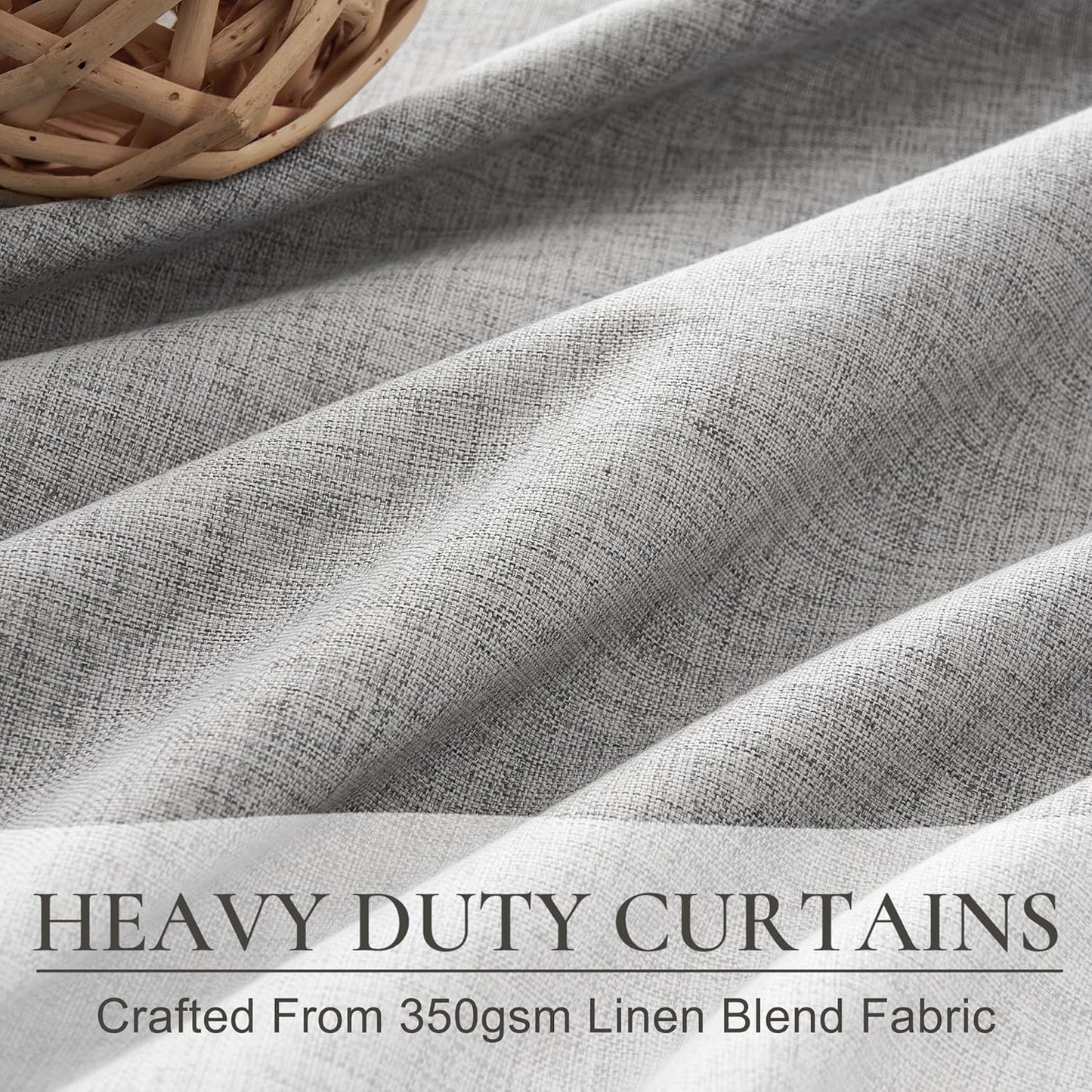 Light Grey Blackout Curtains 70 Inches Extra Wide Pinch Pleated for Sliding Glass Door 2 Panels Set,Viral 96 Inch Long Curtain for Bedroom Thermal Large Window Heavy Drapes (W70xL96x 2 Panels Gray)