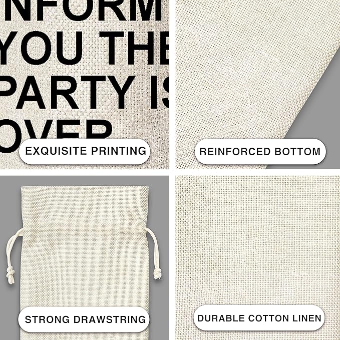 Graduation Gifts Wine Bag - Gift For Son Daughter Friend Sister Brother Girl Boy - Cotton Burlap Wine Bag (1 Pcs) - WB046